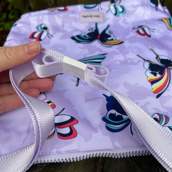 NWTO Vera Bradley lavendar butterfly print crossbody - Picture 5 of 7